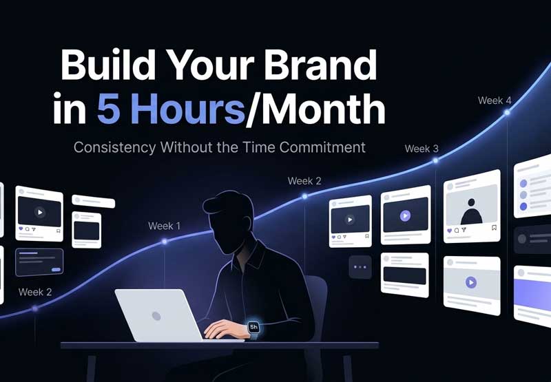 How Founders Can Build a Brand in 5 Hours a Month