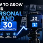 How to Grow Your Personal Brand With 30 Videos Per Month
